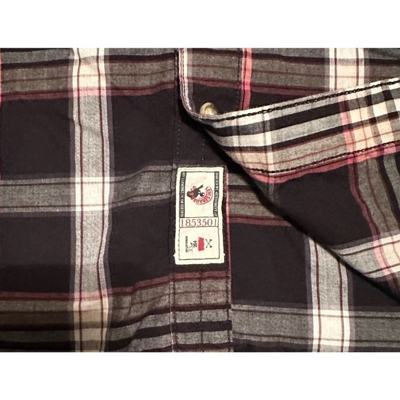 Men’s Levi’s Long Sleeve Plaid Shirt XL - Picture 4 of 9